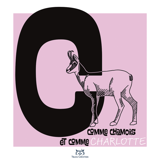 [AFF-LET-C-001-20-RO] C comme Chamois et comme Charlotte